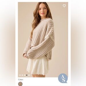 Altar’d State Catelyn Whipstitch Sweater